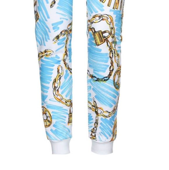 MOSCHINO Joggers Set with Crop Top  Hoodie - Picture 12 of 17